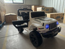 White 12V Ride-On for Kids – Jeep Style, Music, Remote, USB | NZ Stock, Overnight Delivery | Justrightdeals