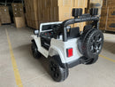 White 12V Ride-On for Kids – Jeep Style, Music, Remote, USB | NZ Stock, Overnight Delivery | Justrightdeals