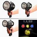 Rechargeable LED Spotlight – 9000mAh Solar & USB Charging, IP66 Waterproof, Red Blue Yellow Filters | NZ Stock | Overnight Delivery | Afterpay