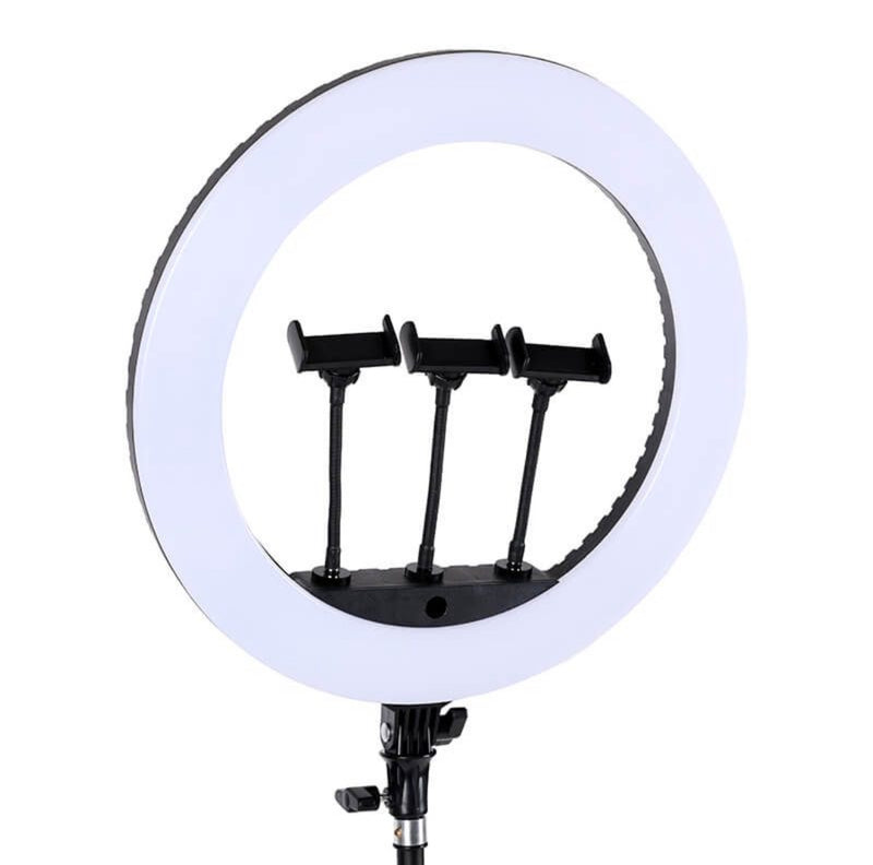 18-Inch LED Ring Light with 1.9M Tripod & Remote – Professional Dimmable Lighting | NZ Stock | Overnight Delivery