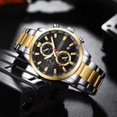 Men’s Stainless Steel Watch – Classic Luxury Design (44mm Dial) | NZ Stock | Overnight Delivery - JustRight deals New Zealand 