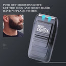 2-in-1 Rechargeable Electric Foil Shaver with Pop-Up Sideburn Trimmer & USB Charging | Overnight Delivery | Afterpay