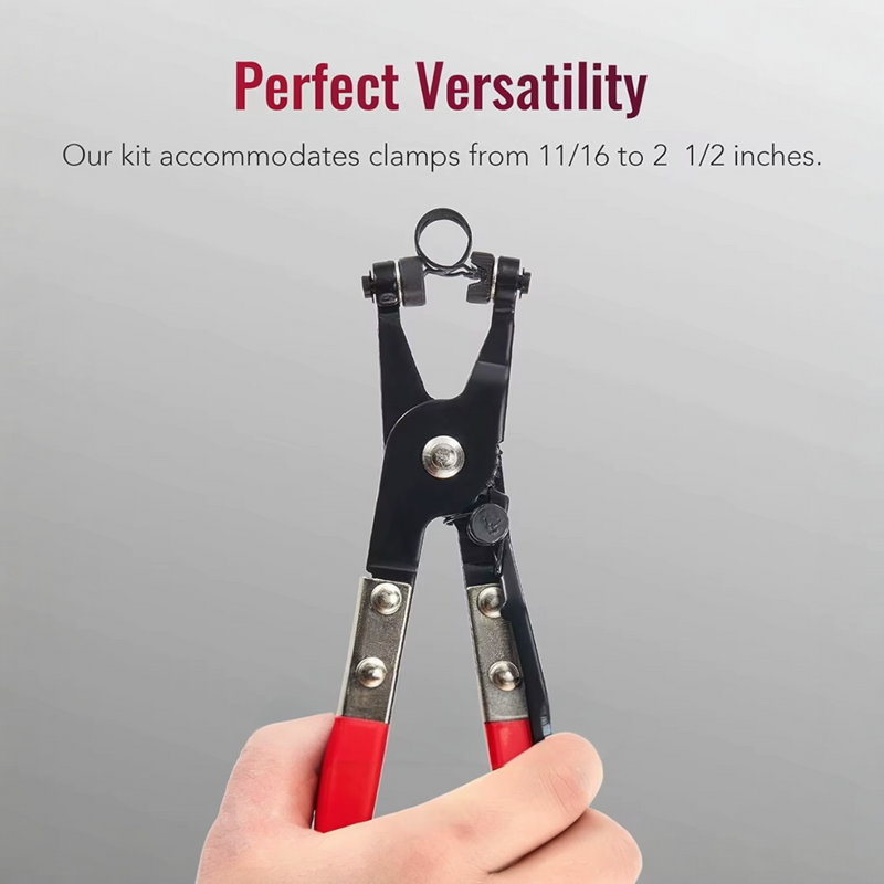 9-Piece Hose Clamp Pliers Set – Flexible Reach, Locking Design | NZ Stock | Overnight Delivery | Afterpay & Zip Pay