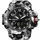Men’s Big Face Tactical Watch – Sports Watch, Dual Display, LED Backlight, Waterproof | NZ Stock