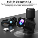 Smart HD 4K Projector with 120-Inch Screen – Cinema, WiFi, Bluetooth, Portable