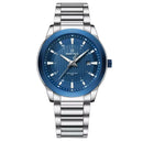 Premium Men’s Quartz Wristwatch – Stainless Steel Strap, Mineral Glass, Business Fashion | Fast NZ Shipping | Afterpay & Zip - JustRight deals New Zealand 