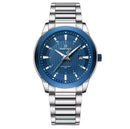 Premium Men’s Quartz Wristwatch – Stainless Steel Strap, Mineral Glass, Business Fashion | Fast NZ Shipping | Afterpay & Zip - JustRight deals New Zealand 
