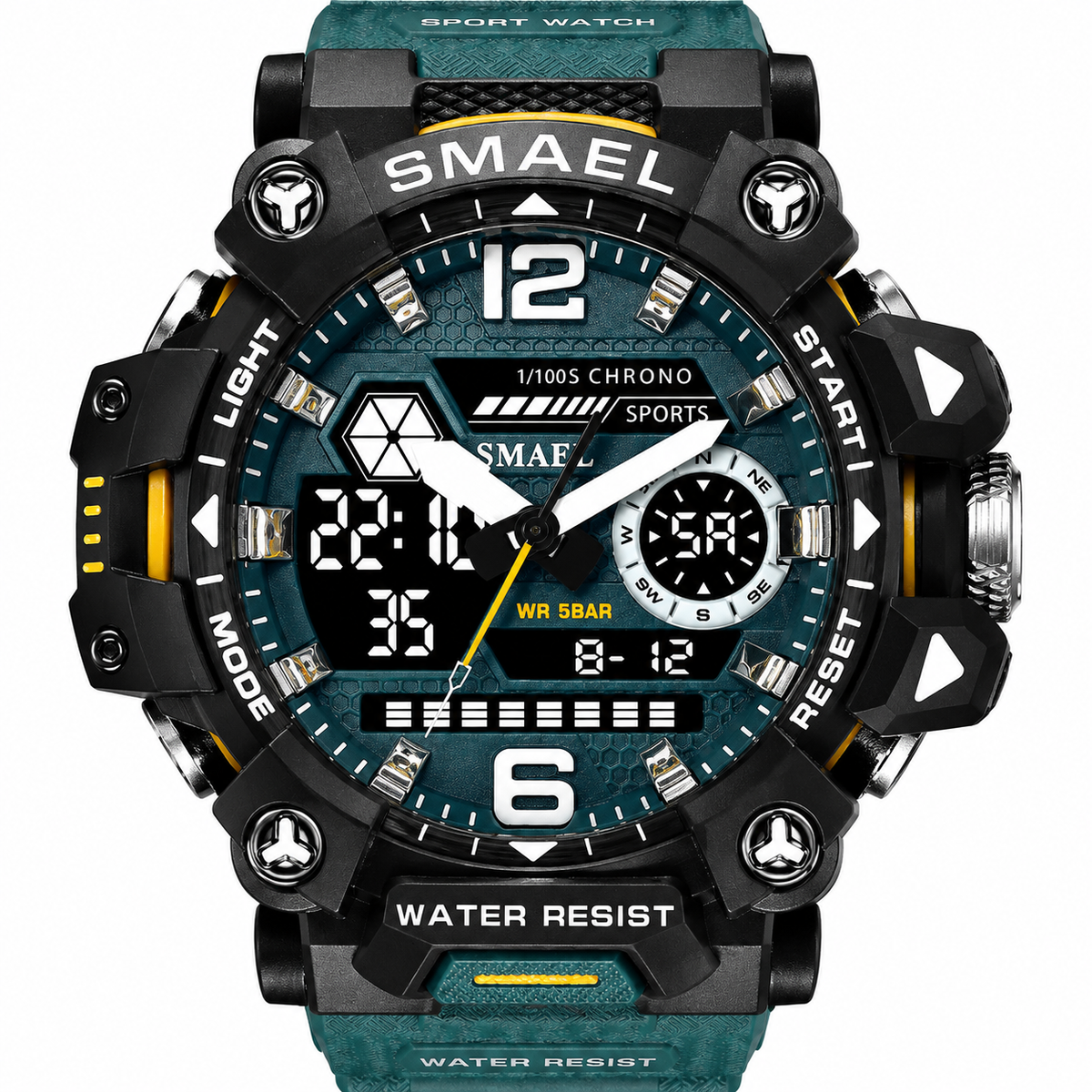 Men’s Sports Watch – Dual Display, LED Backlight, 30M Waterproof | NZ Stock | Overnight Delivery - JustRight deals New Zealand 