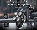 5-in-1 Electric Head Shaver – 5D Floating Rotary Shaver, Wet & Dry, LED Display, USB Rechargeable | NZ Stock | Overnight Delivery | Afterpay