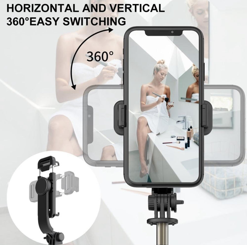 Bluetooth Selfie Stick Tripod with Remote – 360° Rotation, Extendable | NZ Stock | Overnight Delivery