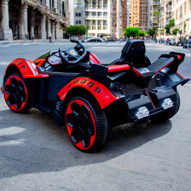 Kids 12V Electric Ride-On Car – Red | 4WD, Leather Seat, Remote Control | NZ Stock, Overnight Delivery
