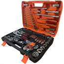 Mechanic Tool Kit 121pc – 1/2”, 3/8”, 1/4” Drive Ratchets + Sockets & Spanners | JustRightDeals NZ - JustRight deals New Zealand 