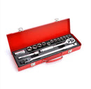 16PCS 1/2” Drive Socket Set – Ratchet Wrench, Extension Bar & Spark Plug Socket | NZ Stock