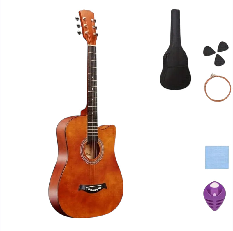 Premium Acoustic Guitar set- includes bag,extra strings & picks | overnight NZ Delivery - justrightdeals - JustRight deals New Zealand 