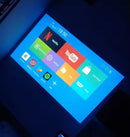 Smart HD 4K Projector with 120-Inch Screen – Cinema, WiFi, Bluetooth, Portable