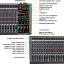 16 Channel Professional Audio Mixer – Bluetooth, 256 DSP Effects, 48V Phantom Power, USB & 7-Band EQ | NZ Stock | Overnight Delivery