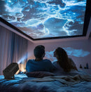 Smart HD 4K Projector with 120-Inch Screen – Cinema, WiFi, Bluetooth, Portable