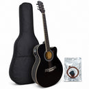 Premium 41” electric acoustic Guitar with case, extra strings & picks | Overnight NZ delivery- Justrightdeals - JustRight deals New Zealand 