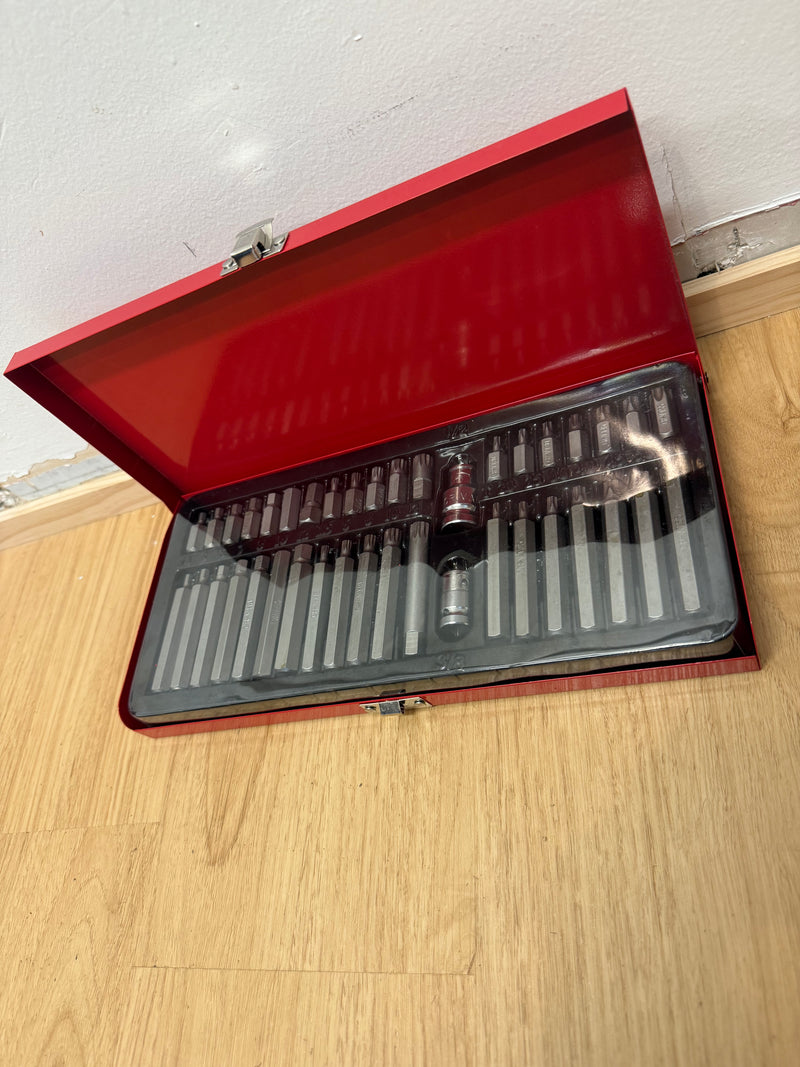 40PCS Allen Key Socket Bit Set 3/8” & 1/2” Drive – Long Deep Torx, Spline & Hex | NZ Stock & Overnight Delivery