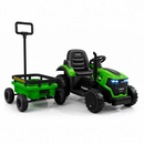 12V Kids Ride On Tractor with Trailer – Remote Control, LED Lights, Music & Leather Seat | NZ Stock | Overnight Delivery | Afterpay & Zip Pay - JustRight deals New Zealand 