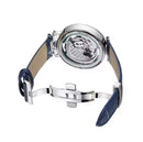 KiwiPro Luxury 49mm Automatic Skeleton Men’s Watch – Moon Phase, Blue Leather, Self-Winding Mechanical Dress Watch | NZ Stock | Overnight Delivery | Afterpay & Zip Pay