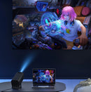 Smart HD 4K Projector with 120-Inch Screen – Cinema, WiFi, Bluetooth, Portable