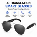 Bluetooth Smart Glasses AI Translation Sunglasses 100+ Languages Open Ear Headphones UV400 NZ Stock Overnight Delivery Afterpay - JustRight deals New Zealand 