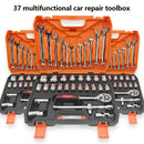 37pc 1/2” Drive Socket & Spanner Set – 8–32mm Chrome Vanadium + Case | NZ Stock – JustRightDeals - JustRight deals New Zealand 