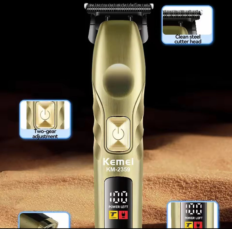 Professional T-Blade Hair Trimmer for Men – Cordless, 3H Runtime, 7000RPM | NZ Stock | Overnight Delivery