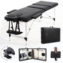 Portable Folding Massage Table Bed – Adjustable Backrest & Height, Aluminium Frame, Carry Bag | Afterpay & Overnight Delivery - JustRight deals New Zealand 