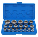 19PCS 1/2” Drive CR-V Spline Socket Set (8–32mm) – Heavy-Duty Gear Lock | NZ Stock | Overnight Delivery | Afterpay & Zip Pay