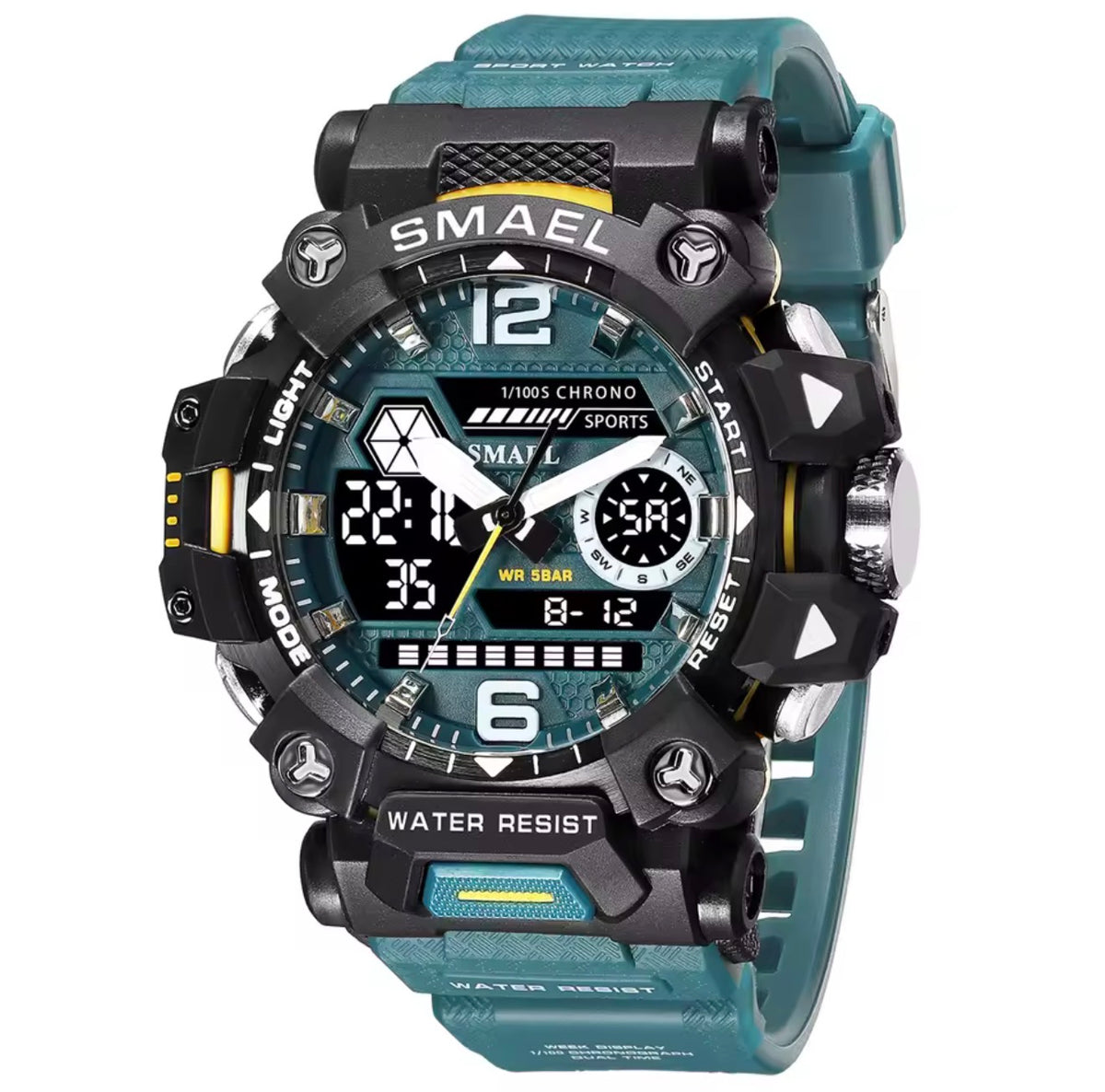 Men’s Sports Watch – Dual Display, LED Backlight, 30M Waterproof | NZ Stock | Overnight Delivery - JustRight deals New Zealand 