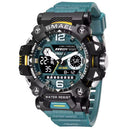 Men’s Sports Watch – Dual Display, LED Backlight, 30M Waterproof | NZ Stock | Overnight Delivery