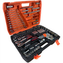 Mechanic Tool Kit 121pc – 1/2”, 3/8”, 1/4” Drive Ratchets + Sockets & Spanners | JustRightDeals NZ - JustRight deals New Zealand 