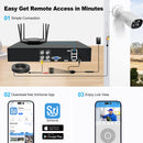4-Channel CCTV Security Camera System – AHD DVR, Color Night Vision, Motion Detection, IP66 Waterproof-NZ Stock - JustRight deals New Zealand 