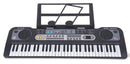 61 keys electric Piano keyboard with microphone and adapter - JustRight deals New Zealand 