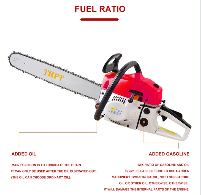 Petrol Chainsaw 52cc - JustRight deals New Zealand 