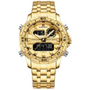 Men’s Analog + Digital Stainless Steel Watch – 30M Water Resistant, Date/Day Display | Luxury Sport Style | NZ Stock | Overnight Delivery | Afterpay Zip - JustRight deals New Zealand 