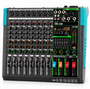 8 Channel Professional Audio Mixer – Bluetooth, 256 DSP Effects, 48V Phantom Power, USB & 7-Band EQ | NZ Stock | Overnight Delivery | Afterpay