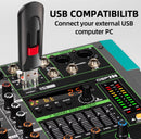16 Channel Professional Audio Mixer – Bluetooth, 256 DSP Effects, 48V Phantom Power, USB & 7-Band EQ | NZ Stock | Overnight Delivery