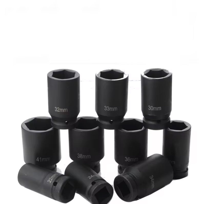 Heavy-Duty Pneumatic Impact Socket Sleeve Set – Cr-Mo Steel | NZ Stock | Overnight Delivery | Afterpay & Zip Pay