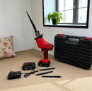 21V Cordless Saber Saw Set with 2 Batteries & 4 Blades-NZ OVERNIGHT DELIVERY