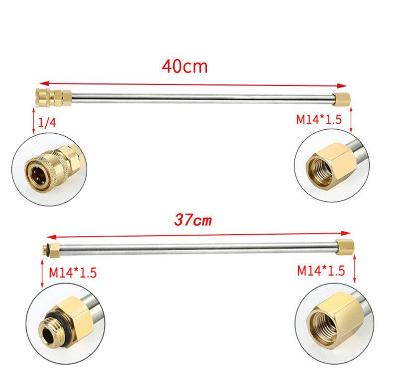 High Quality Pressure Washer Extension Wand – 9PCs extension with 5 Nozzle Tips