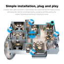 4-Channel CCTV Security Camera System – AHD DVR, Color Night Vision, Motion Detection, IP66 Waterproof-NZ Stock - JustRight deals New Zealand 