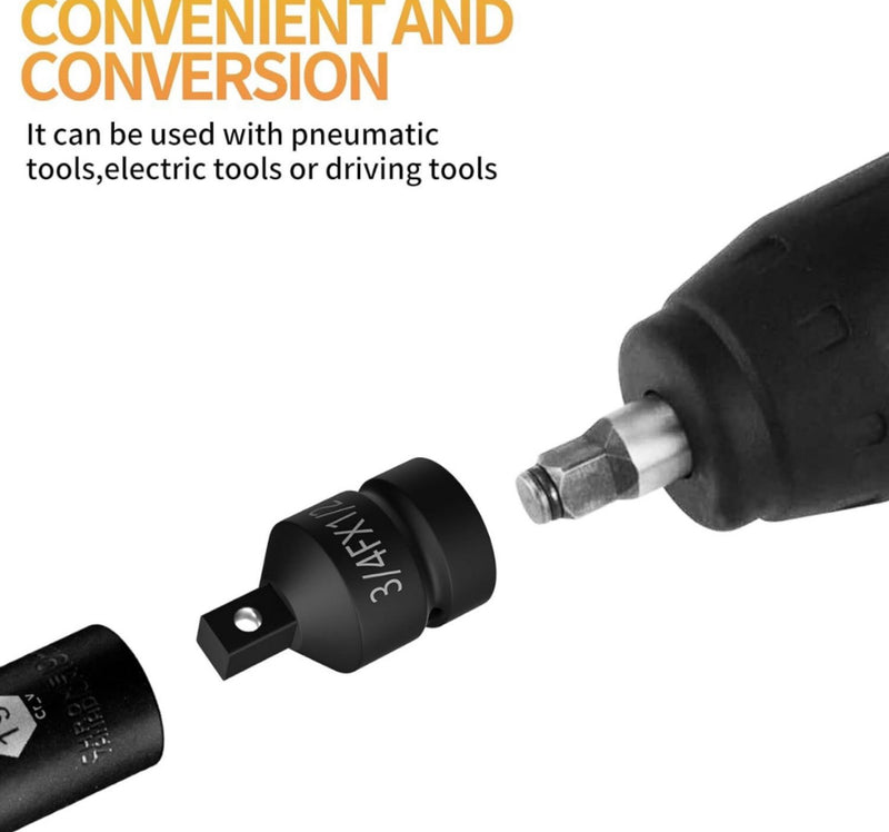 Impact Adapter & Reducer Set CR-V – For Sockets & Drive Tools | NZ Stock | Overnight Delivery | Afterpay & Zip Pay Available