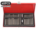 40PCS Allen Key Socket Bit Set 3/8” & 1/2” Drive – Long Deep Torx, Spline & Hex | NZ Stock & Overnight Delivery