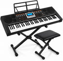 61-Key Touch Sensitive Electronic Keyboard Piano with Stand – 500 Tones, 500 Rhythms, LCD, MIDI & 80 Demo Songs | NZ Stock | Overnight Delivery | Afterpay