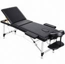 Portable Folding Massage Table Bed – Adjustable Backrest & Height, Aluminium Frame, Carry Bag | Afterpay & Overnight Delivery - JustRight deals New Zealand 