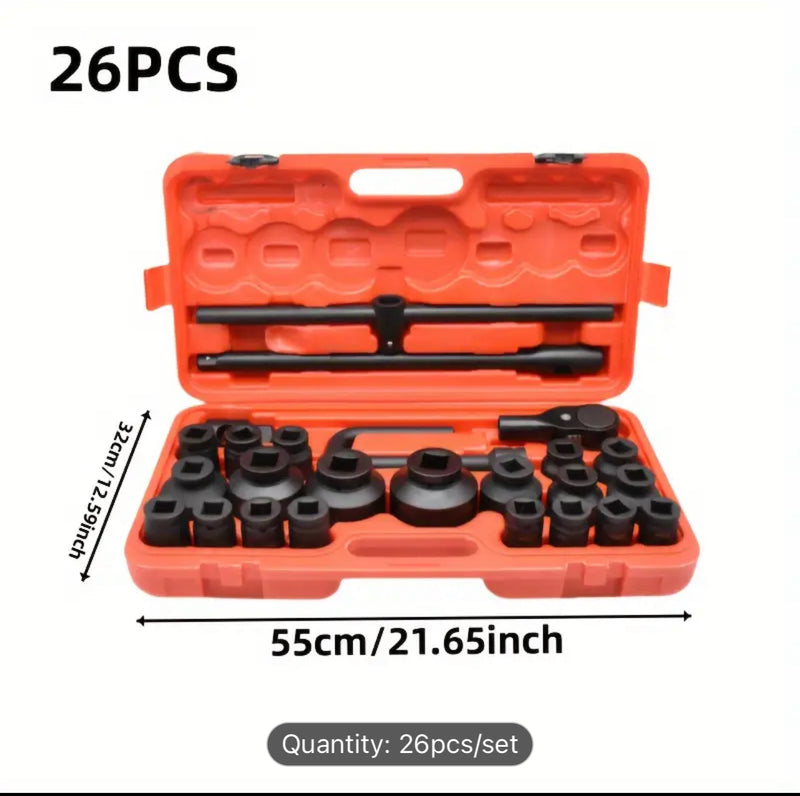 3 4 socket set -26pcs