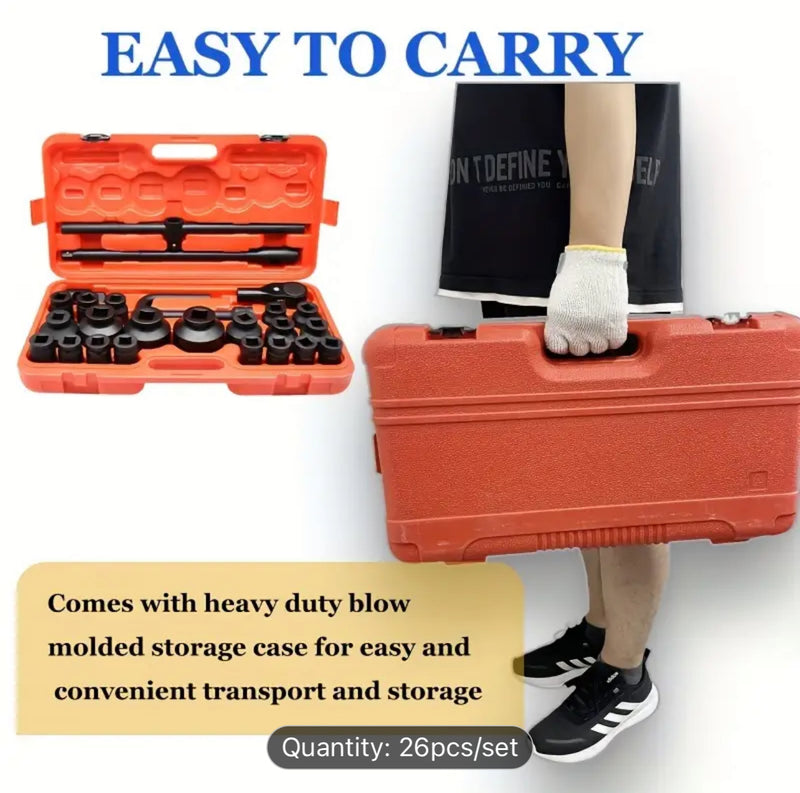 3 4 socket set -26pcs